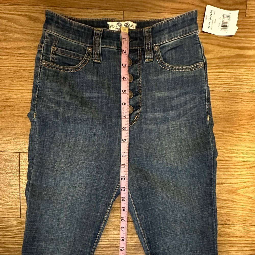 FREE PEOPLE Flare Bell Bottom Jeans - Picture 4 of 16
